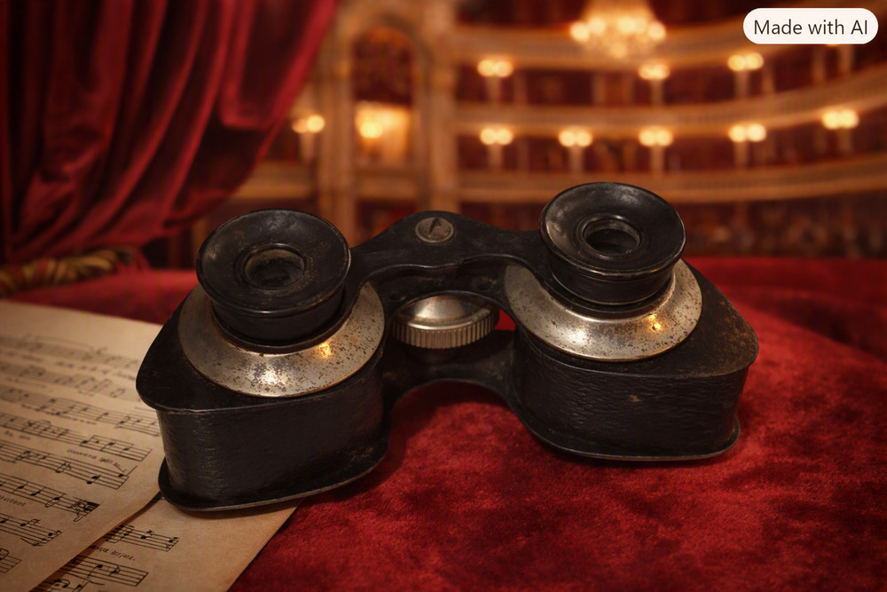 VINTAGE OPERA GLASSES BINOCULARS MADE IN OCCUPIED JAPAN EXCELLENT CONDITION